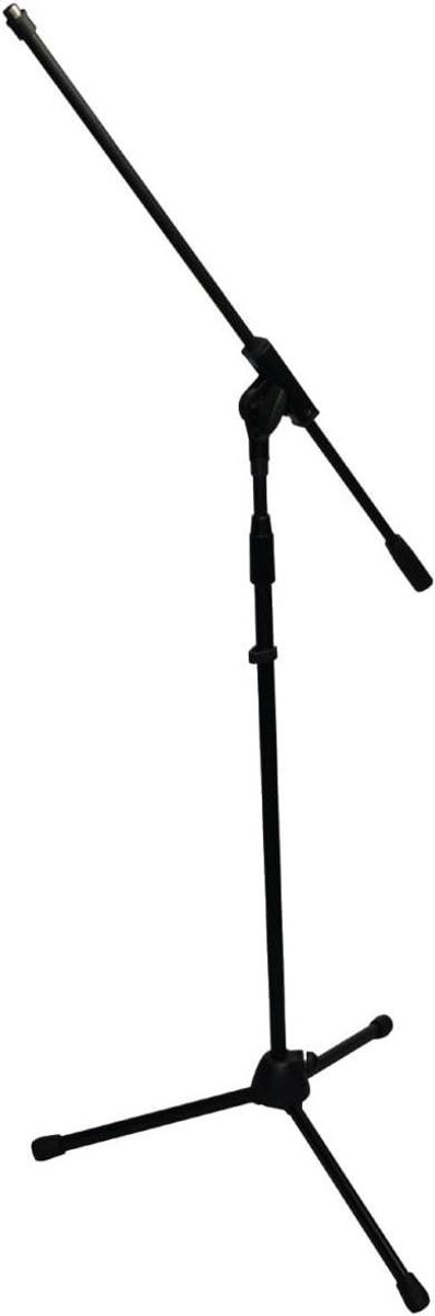 Microfoonstatief - Microfoonstandaard - Muziek Opnemen - Volledig Verstelbaar - 195 cm Hoog - Zwart