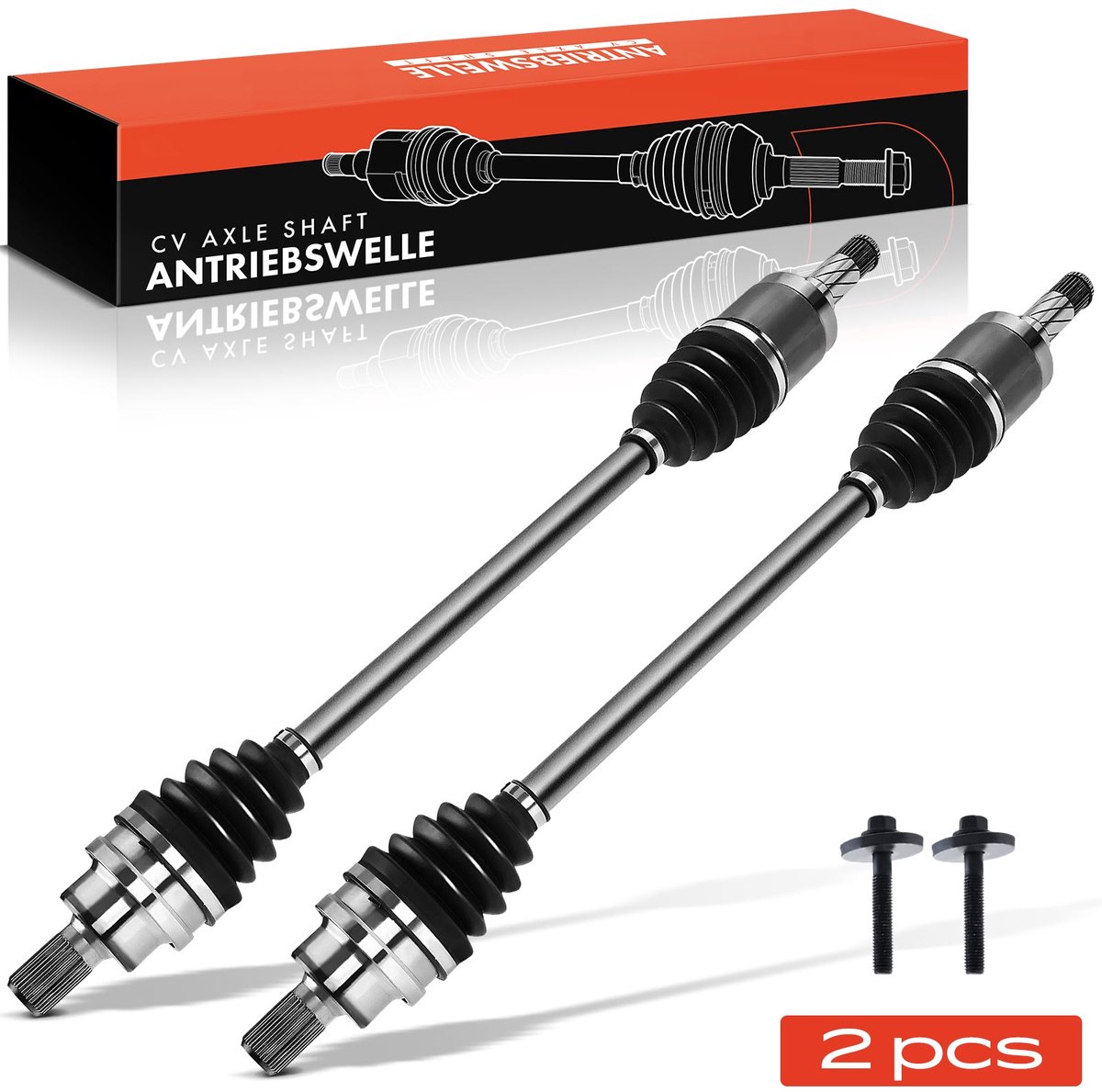 Frankberg 2x Aandrijfas Achteras voor FORD