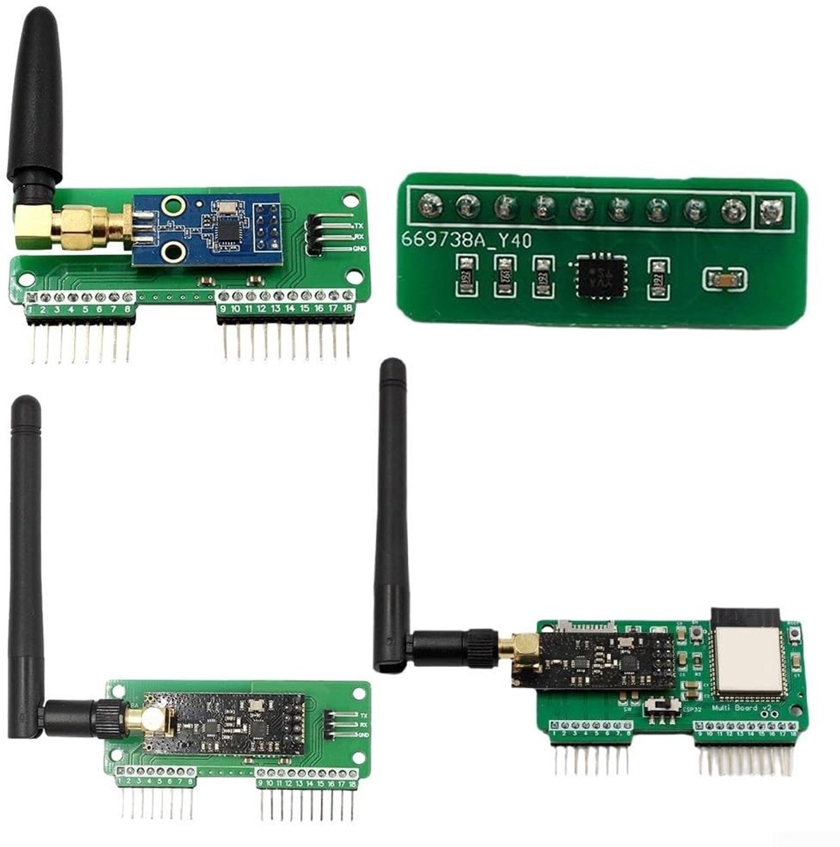 Store_7 WiFi Multiboard - Ontwikkelbord NRF24+ESP32 - Duurzaam en betrouwbaar - 10 x 5 x 2 cm - CC1101 module - Geschikt voor Flipper Ze...