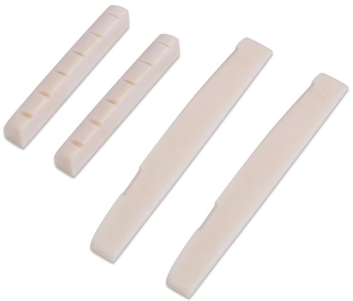 aladdien - Bone Guitar Upper Nut Bottom Saddle - Stabiel Tenuto Effect - Handig voor Linkshandige Gitaristen - Verbeterde Geluidskwaliteit - Geschik..