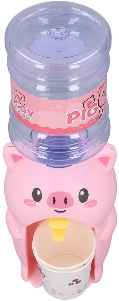 Store_7 - Miniatuur Water Dispenser - Kinderen Speelgoed - Duurzaam en Stevig - Roze - Water Dispenser Speelgoed - Voor Thuis - Geschikt voor Boven...