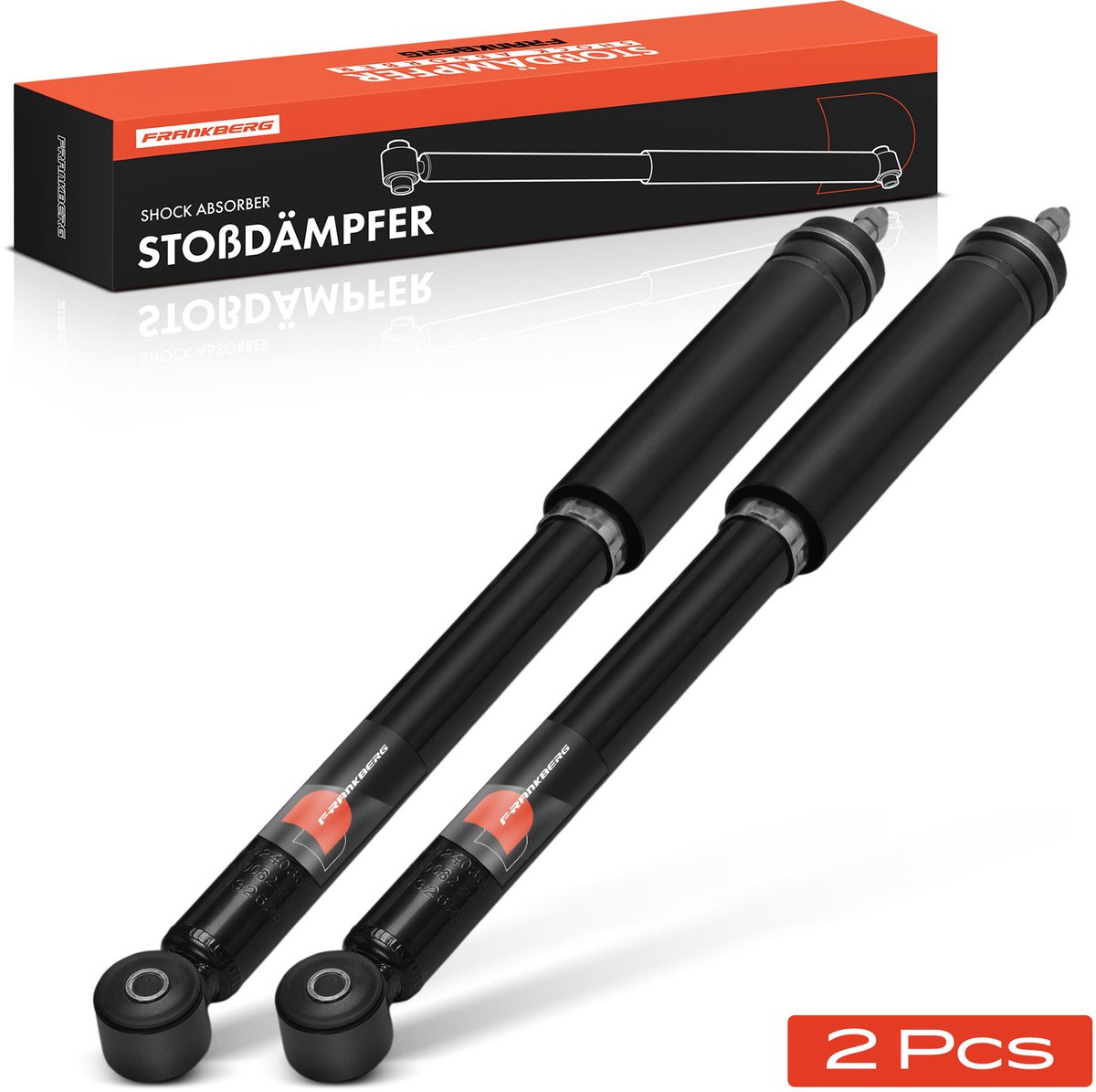 Frankberg 2x Demper Achteras voor Suzuki