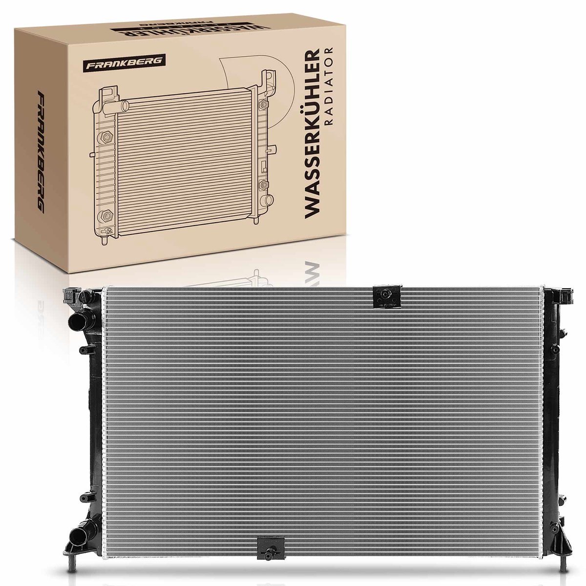 Frankberg 1x radiator waterkoeler motorkoeler voor Nissan