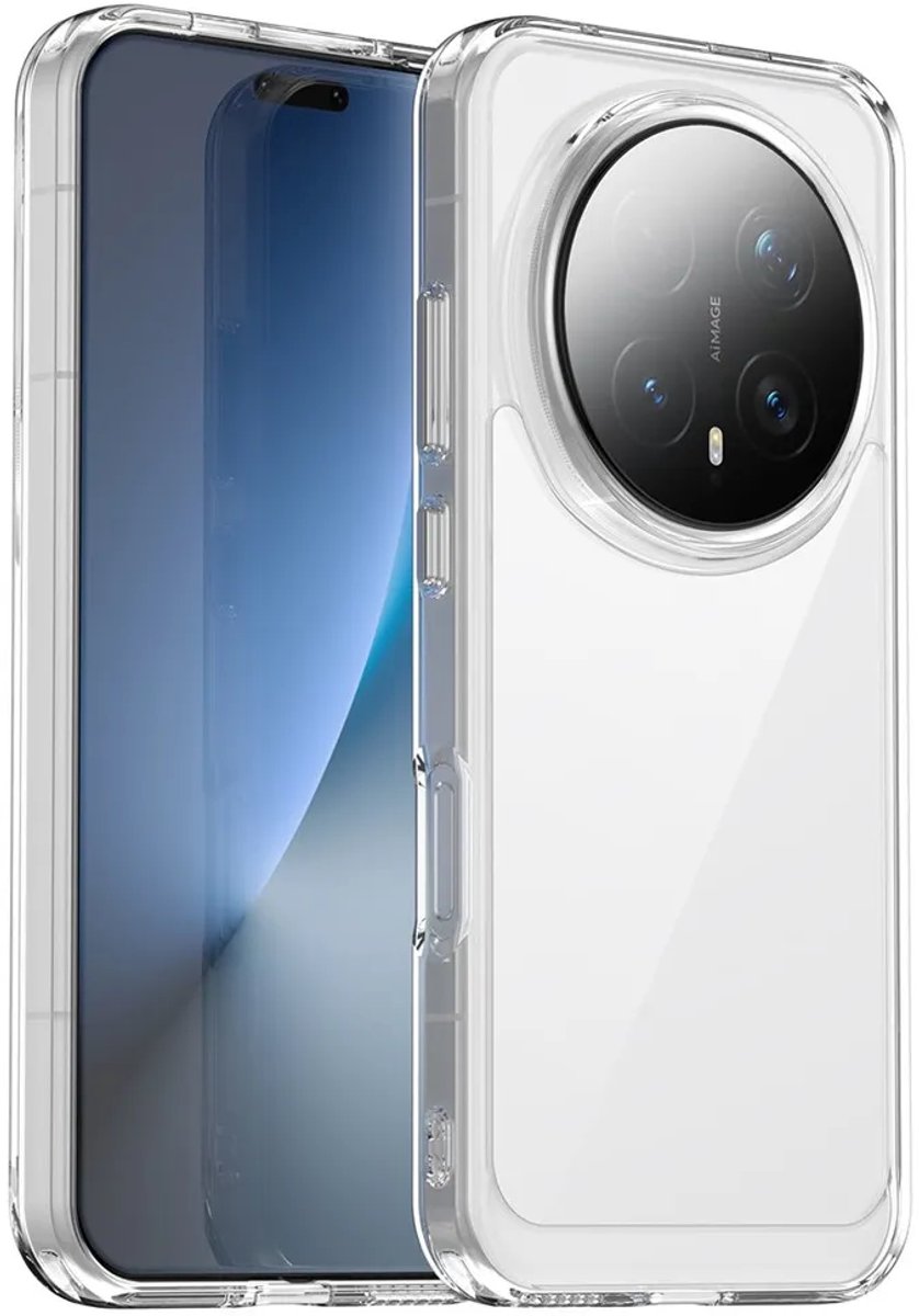 Hoesje geschikt voor HONOR Magic8 Pro - Phonesta Acrylic Hybrid Back Cover - Transparant