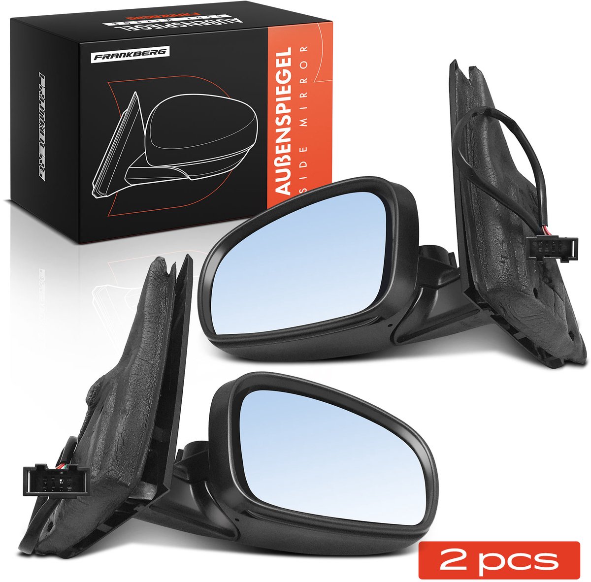 Frankberg 2x buitenspiegel links/rechts voor Skoda Fabia II Combi