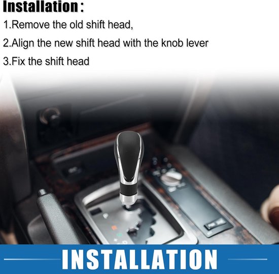Versnellingspook Auto - Schakelknop Handbak - Rijervaring Verbeteren - Ergonomisch Ontwerp - 11cm Lengte - Zwart van Merkloos — afbeelding 5