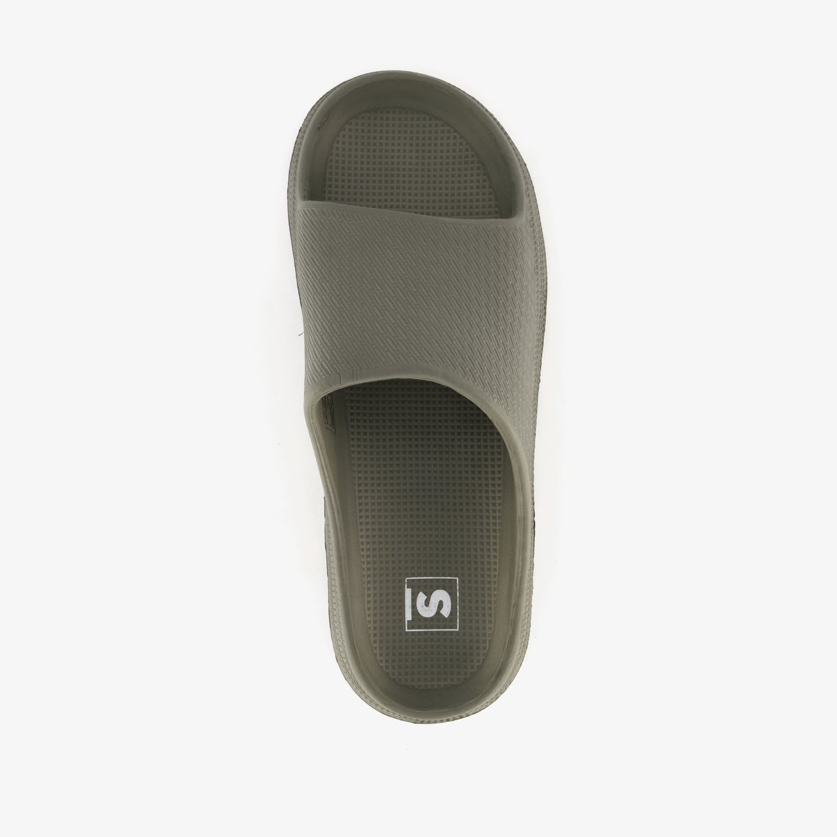 Heren badslippers donkergroen - Maat 44