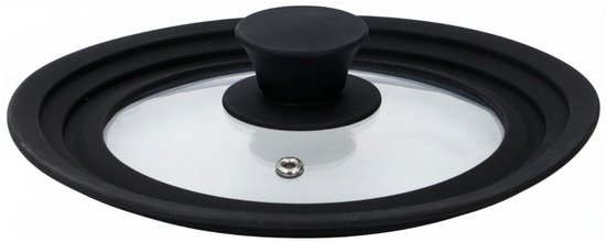 alpina Pannendeksel - Met Siliconen Rand - 16/ 18/ 20 CM - Glas