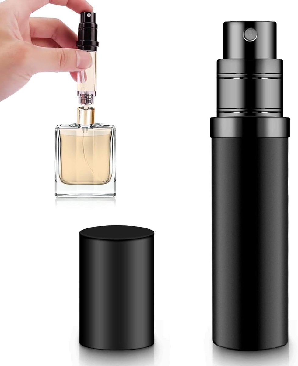 Reisvriendelijke 5ml Parfum Atomiser - Navulbare Mini Spray Fles voor Handbagage, Perfect voor Op Reis en Dagelijks Gebruik
