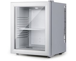 Klarstein Mini-Koelkast Brooklyn 24 Glazen Deur LED 24L - Minikoelkast Drankkoeler Hotelkoelkast - voor Hotelkamer voor Slaapkamer voor Studentenkamer - Compact - Mini Fridge - Kleine Koelkast - Compact Koelkast