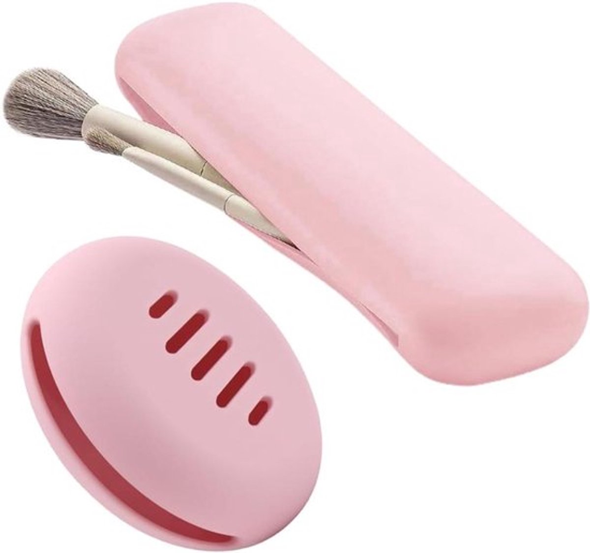Make-upkwasten set met beauty-blender en siliconen sponshouder