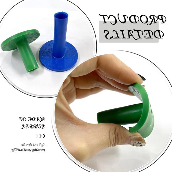 Rubber Tips voor Golf, Golfaccessoires, Golfshirts en Oefenmaterialen voor Verbetering van je Spel — afbeelding 2