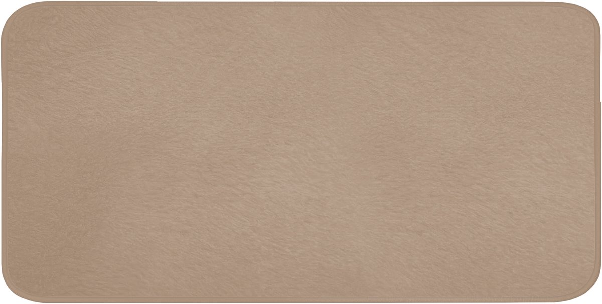 Badmat 120x60 cm - Antislip - Bakery brown - Interieur - Aardetinten - Badmatten voor badkamer - Badkamermat - Douchemat - Badkamer mat