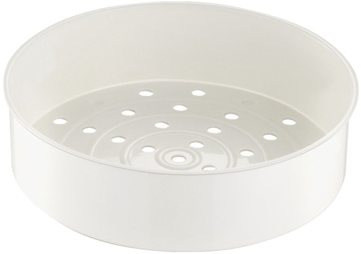 Universeel stoommandje met afvoergaten voor elektrische snelkookpannen (2 liter).