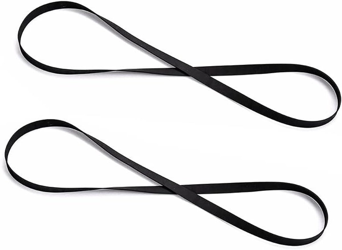 2 Stuks Vervangende Platenspeler Bandjes 270mm voor Retro Vinyl Spelers - Geschikt voor Alle Belt Driven Turntables en Platenspelers