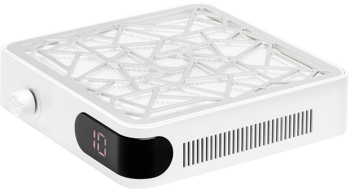 Momo P10 Pro Nagelafzuiger – Stofafzuiger Nagels – 48W – 10 Standen – Filter Systeem – Wit/Zilver