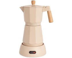 CREATE - Elektrische mokkapot met warmhoudfunctie - Zand - THERA MOKA ELECTRIC