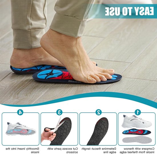 Inlegzolen met magnetische werking voor acupunctuur, orthopedische steun en gewichtsverlies voor dames en heren — afbeelding 3