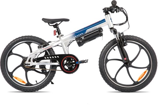 STARMOTO Radspur Elektrische Mountainbike - 20 Inch - 250W Motor - Vering Voorvork - Wit — afbeelding 2