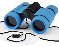 Verrekijkers Voor Kinderen - Speelgoedverrekijker Voor Peuters - 5x Vergroting En Schokbestendig - Krasvast En Stofvrij - Lichtgewicht Kunststof En Rubber - Inclusief Draagband En Doek - Ideaal Voor Camping En Vogelkijken