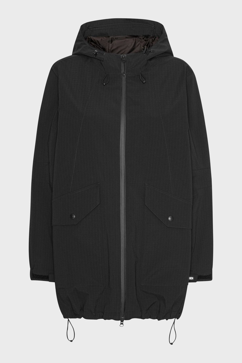 Korte Winterjas THERMAL09 Zwart
