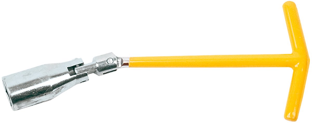 Top Tools - Bougiesleutel - 16 mm - T-handvat - Voor Benzinemotoren