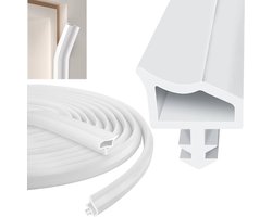 10 Meter Deurframe Seal voor Geluidsisolatie, Dichtstrip voor Vochtbescherming en Tochtpreventie, Ideaal voor Binnen- en Buitendeuren