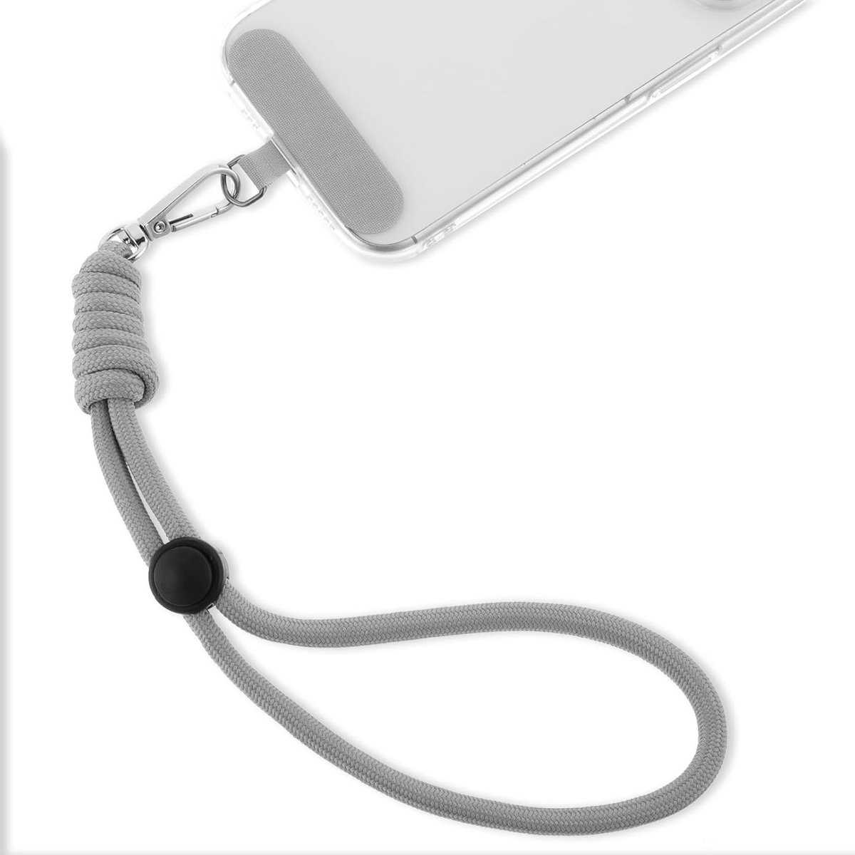 Verstelbare telefoonketting, universele koord, anti-verlies telefoonband met ultradunne patch voor smartphones