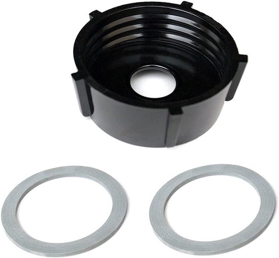 Blenderkan Basis - Vervangingsonderdelen Mixers - Keukenapparatuur Repareren - Duurzaam Rubber Materiaal - 2 Pakking Maten - Zwart — afbeelding 2