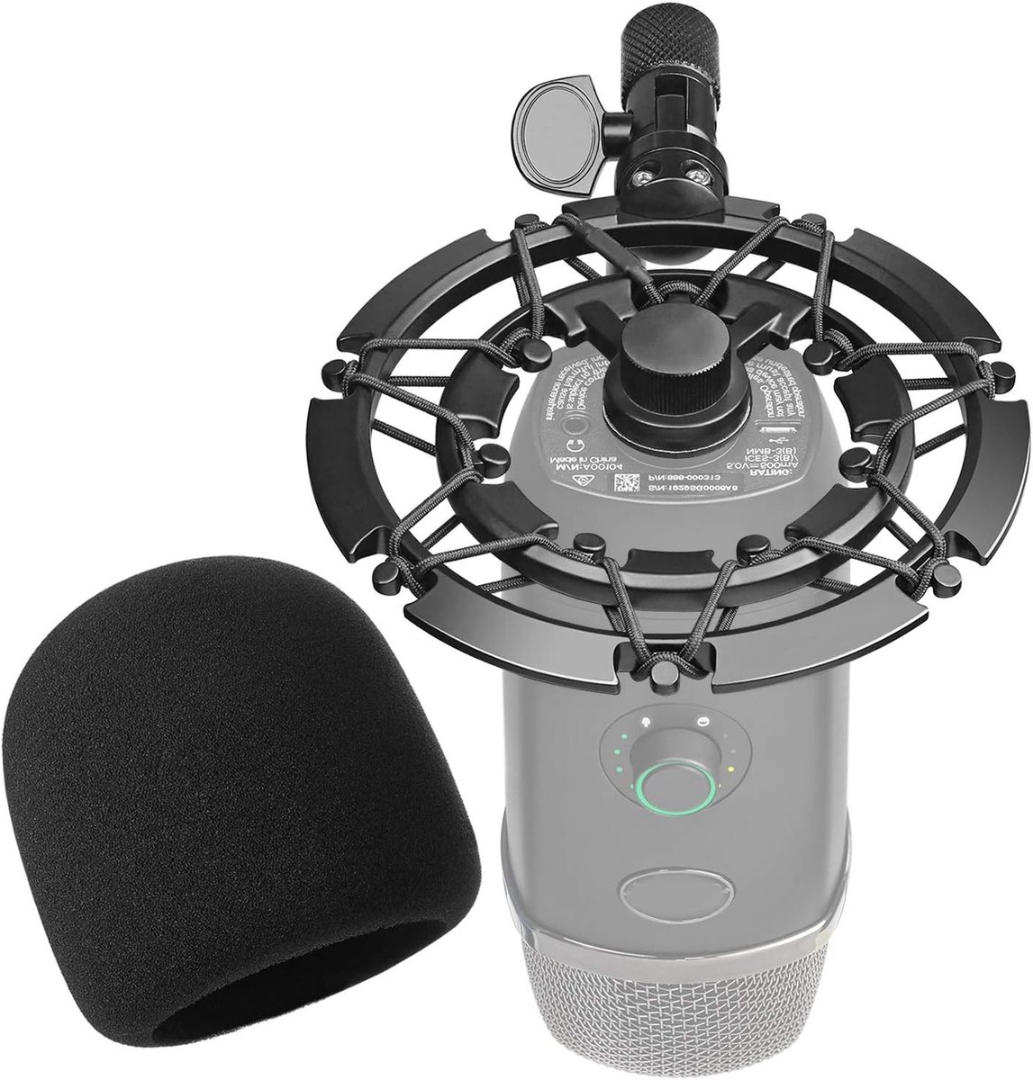 Shockmount voor Microfoon, Vibration Reduce Stand en Boomarm voor Geluidsopname en Streaming