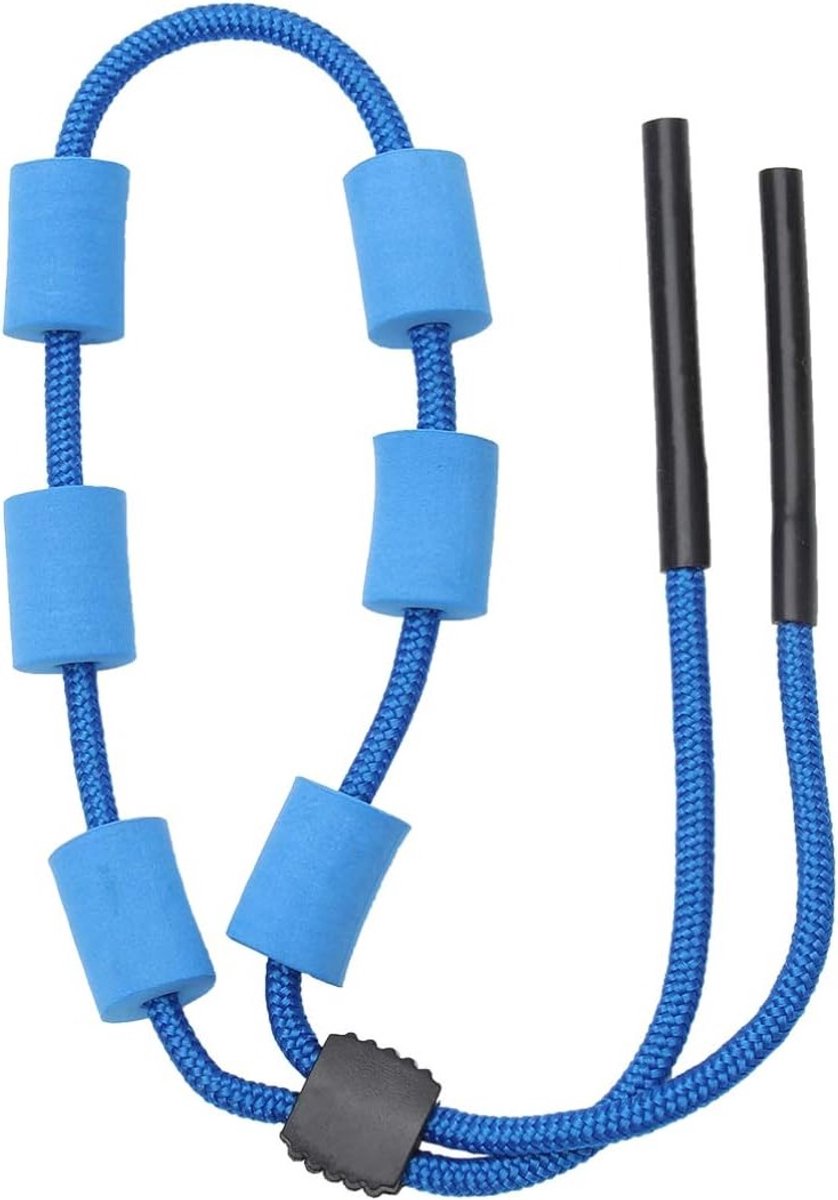 Verstelbare Zwembril met Drijvende Strap en Houder voor Wateractiviteiten zoals Surfen en Zeilen, Blauw