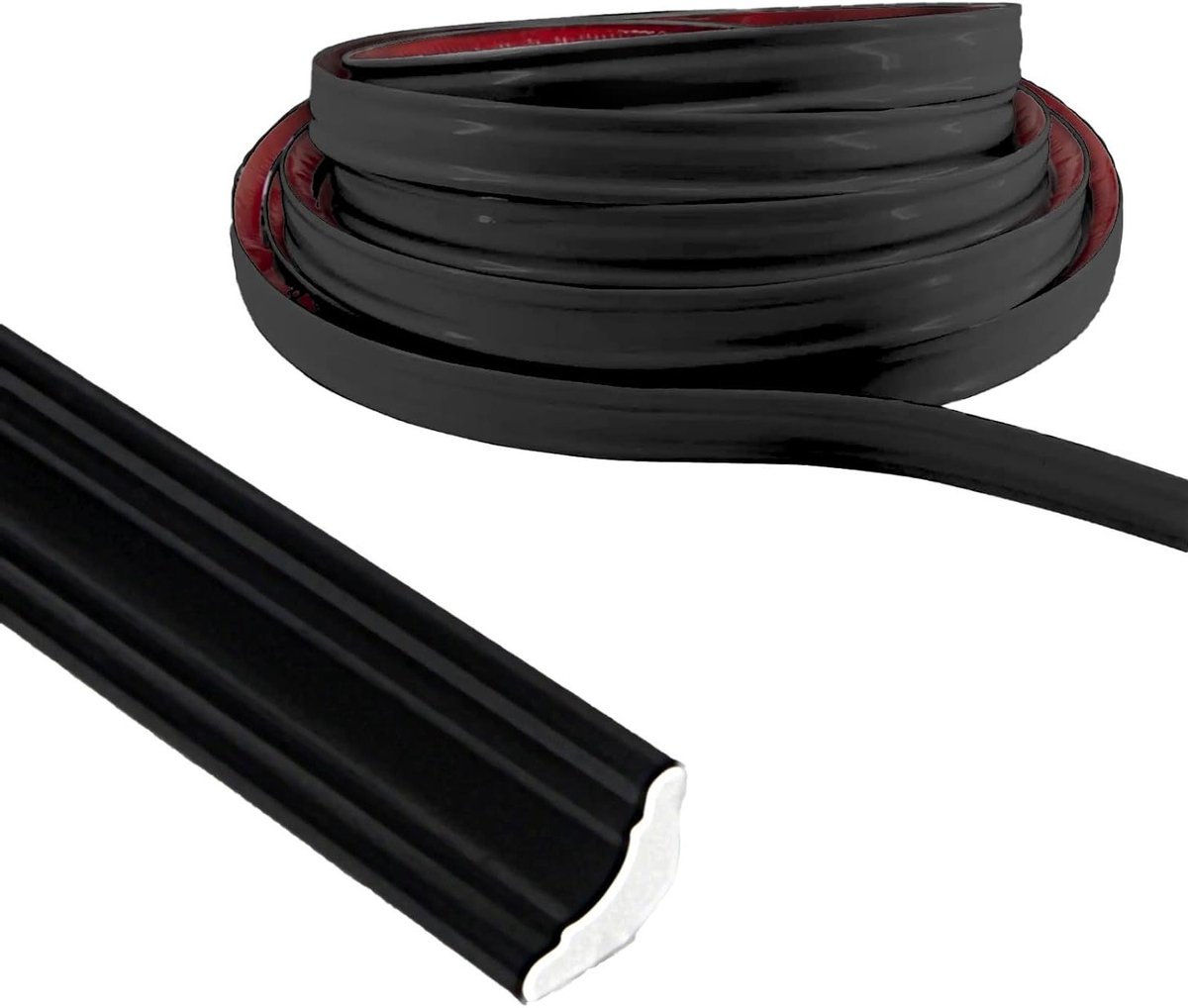 Zelfklevende PVC Hoekstrip van 2,5 meter voor Binnengebruik - Perfect voor Laminaatvloeren