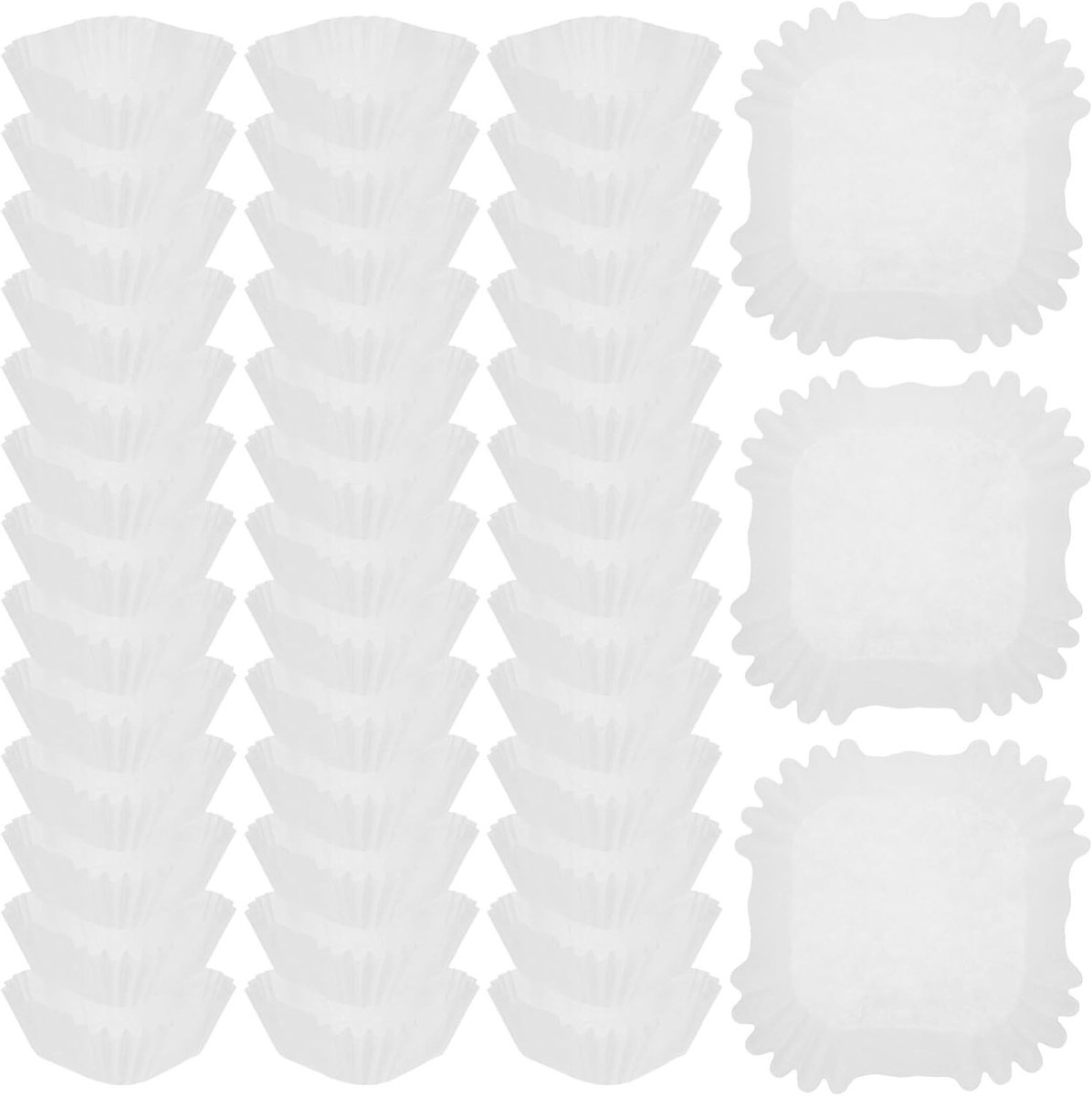 1000 Stuks Papieren Cupcakevormpjes, Bakvormen voor Muffins, Taartdecoraties en Feestjes