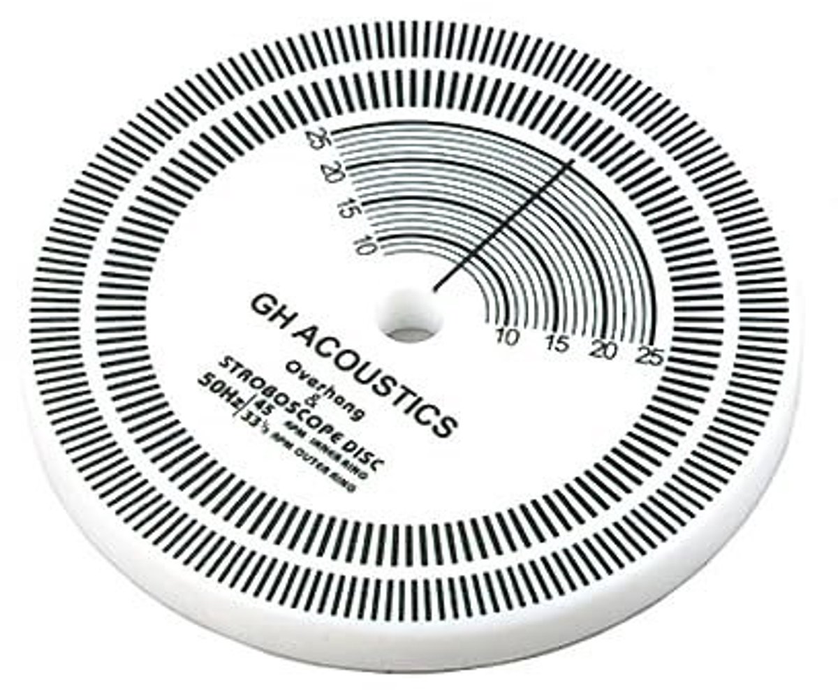 Allecto - Vinyl platenspeler - Hoogwaardige stroboscoopschijf - Antislip - Duurzaam acryl - Perfect voor muziekliefhebbers - Compact ontwerp