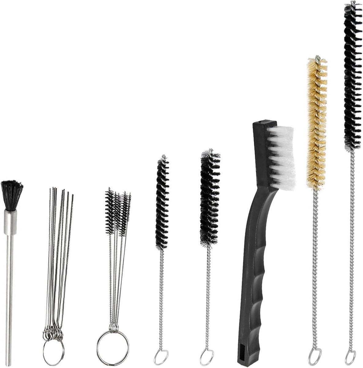Airbrush Reinigingsset met 21 Onderdelen, Inclusief Reinigingstools, Borstels en Precisienaalden voor Optimale Prestaties