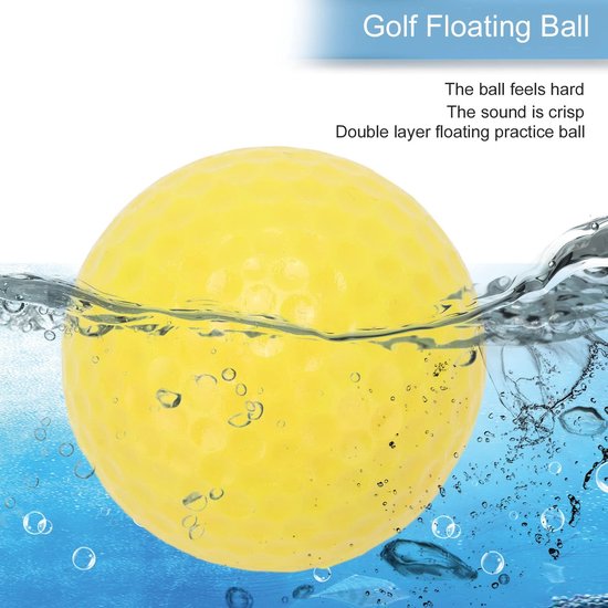 aladdien - Drijvende golfballen - Golf Training - 2 lagen - Geel - Buitensporten - Golf Praktijk Ballen - Geschikt voor watergebieden van Merkloos — afbeelding 5