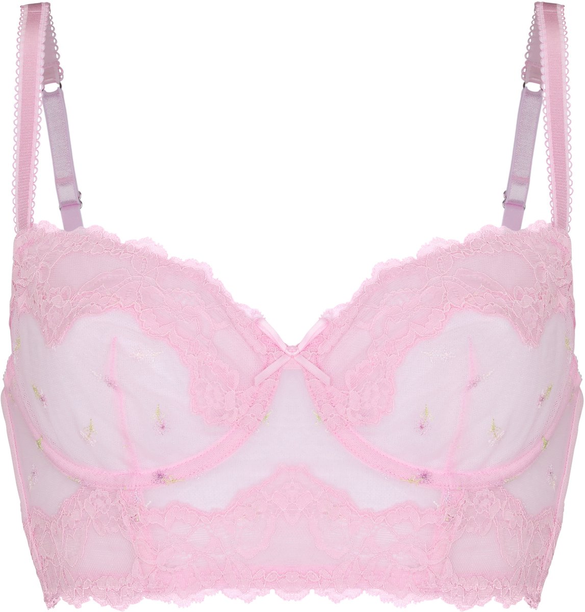 Hunkemöller Niet-Voorgevormde Beugel Longline Bh Camellia Roze