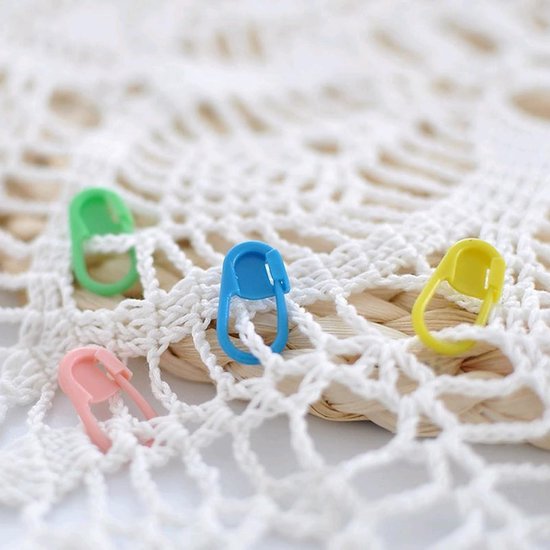 30 Stuks Mesh Markers voor Breien en Haken, Veiligheidsnaalden en Lockstitch, Perfect voor DIY Projecten van Merkloos — afbeelding 3