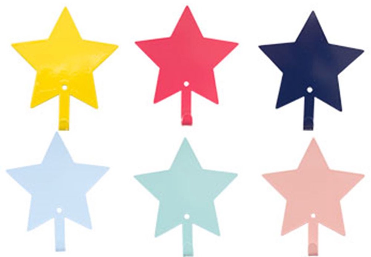 Global Affairs jashaak metaal ster - set van 3 stuks voor kinderkamer.