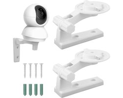 Set van 2 Camera Wandbeugels voor Tapo C220, Reolink E1 en Tapo C225, Verstelbare Hoek en 180° Rotatie, Ideaal voor Beveiliging en Toezicht