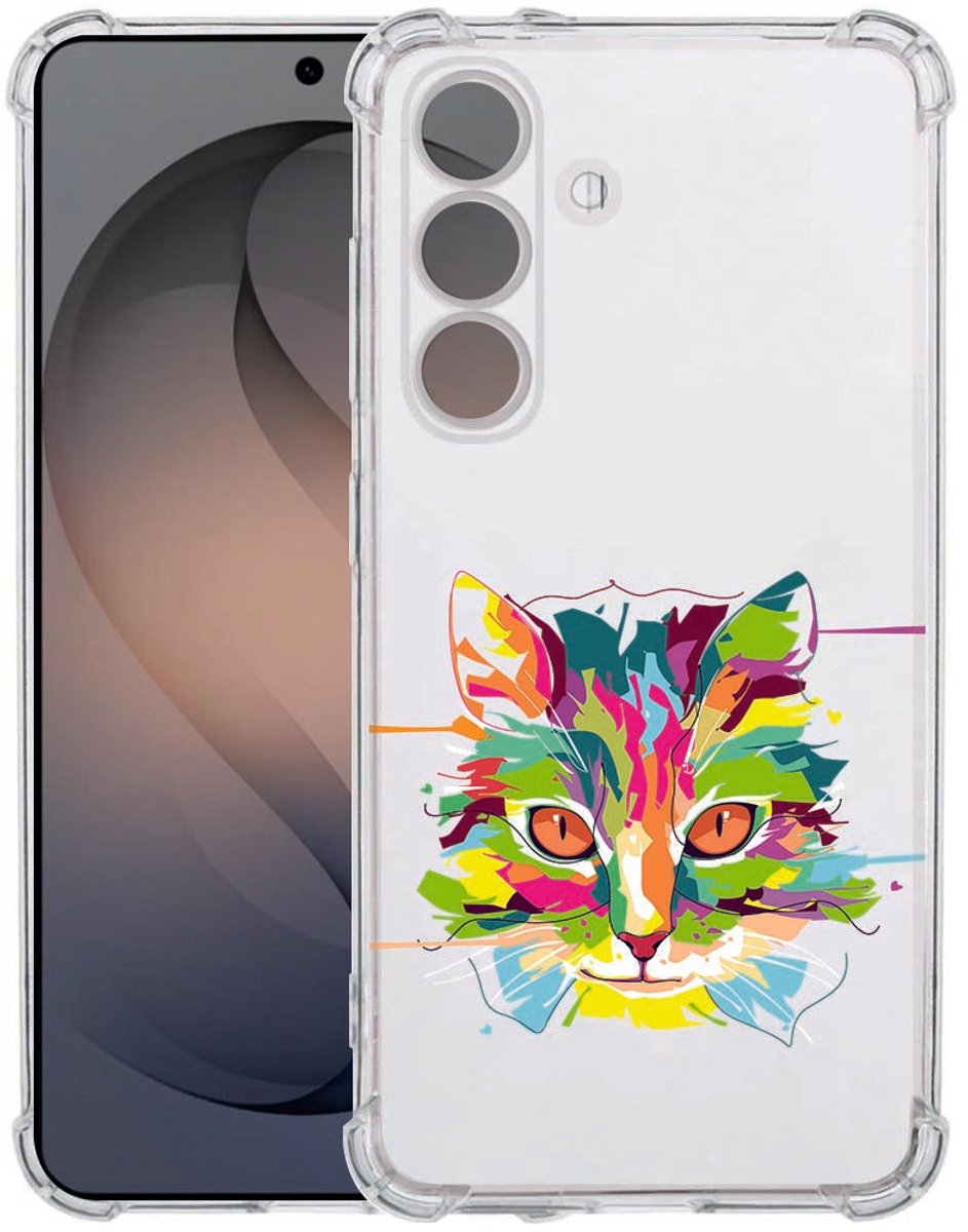 Samsung Galaxy S26 TPU Back Cover Cat Color Shockproof