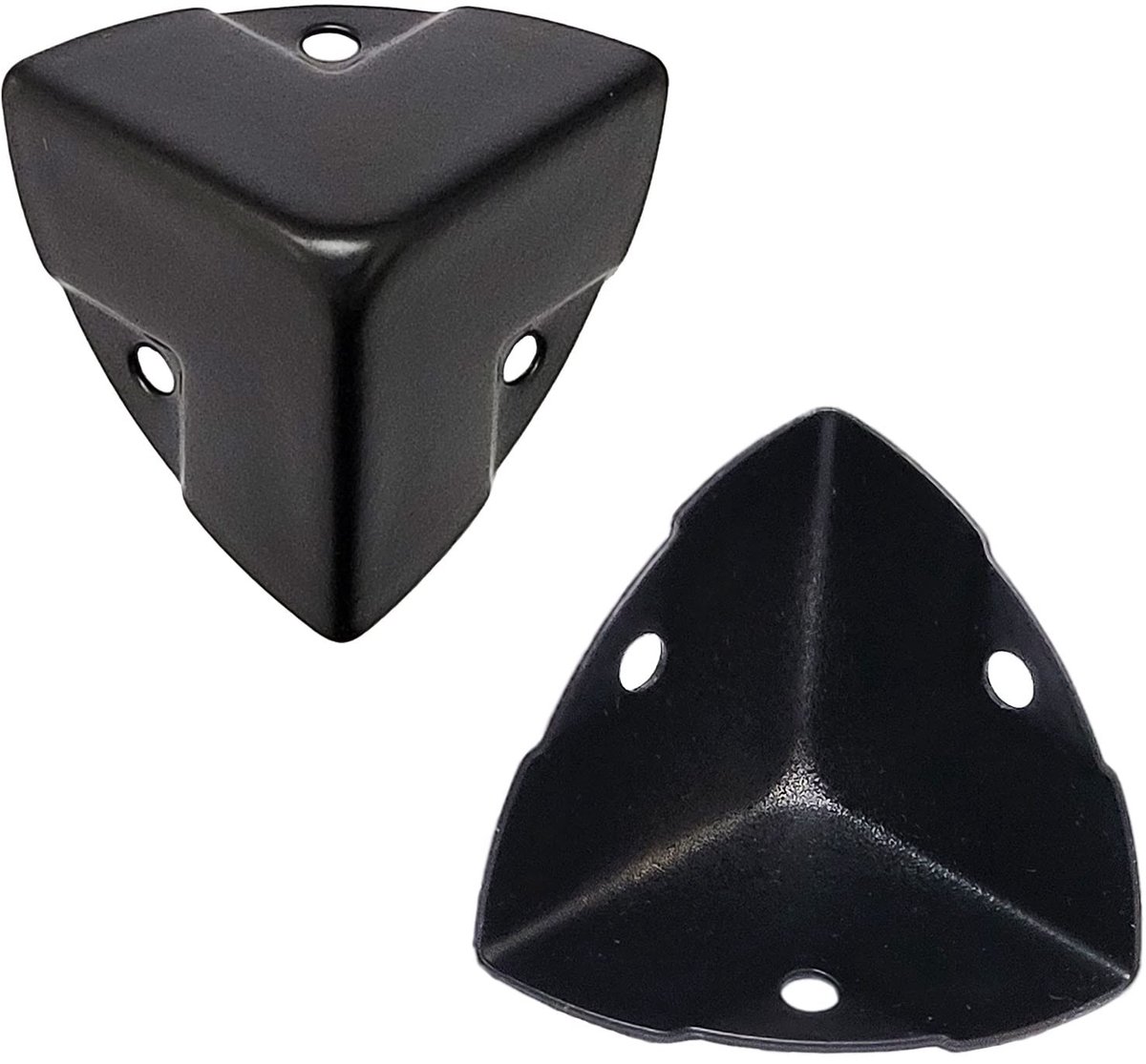 ONF3 - Hoekbeschermers - Decoratieve Beugels voor Houten Koffers - Zwart - Voor Meubels - Bescherming en Decoratie - Voor Meubelstukken - Voor H...