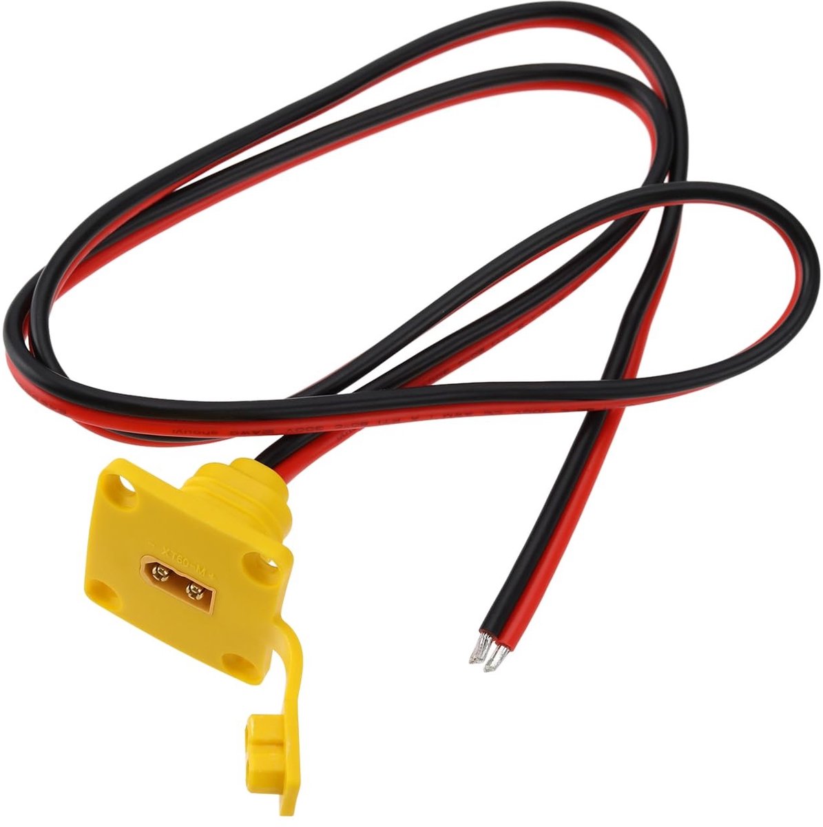 aladdien - eMagTech XT60 Mannelijke naar Lege Draad Voedingskabel Adapter - E-Bike Oplaadkabel - 1M - Zonnepaneel Adapter - Geschikt voor RC Vliegtu..
