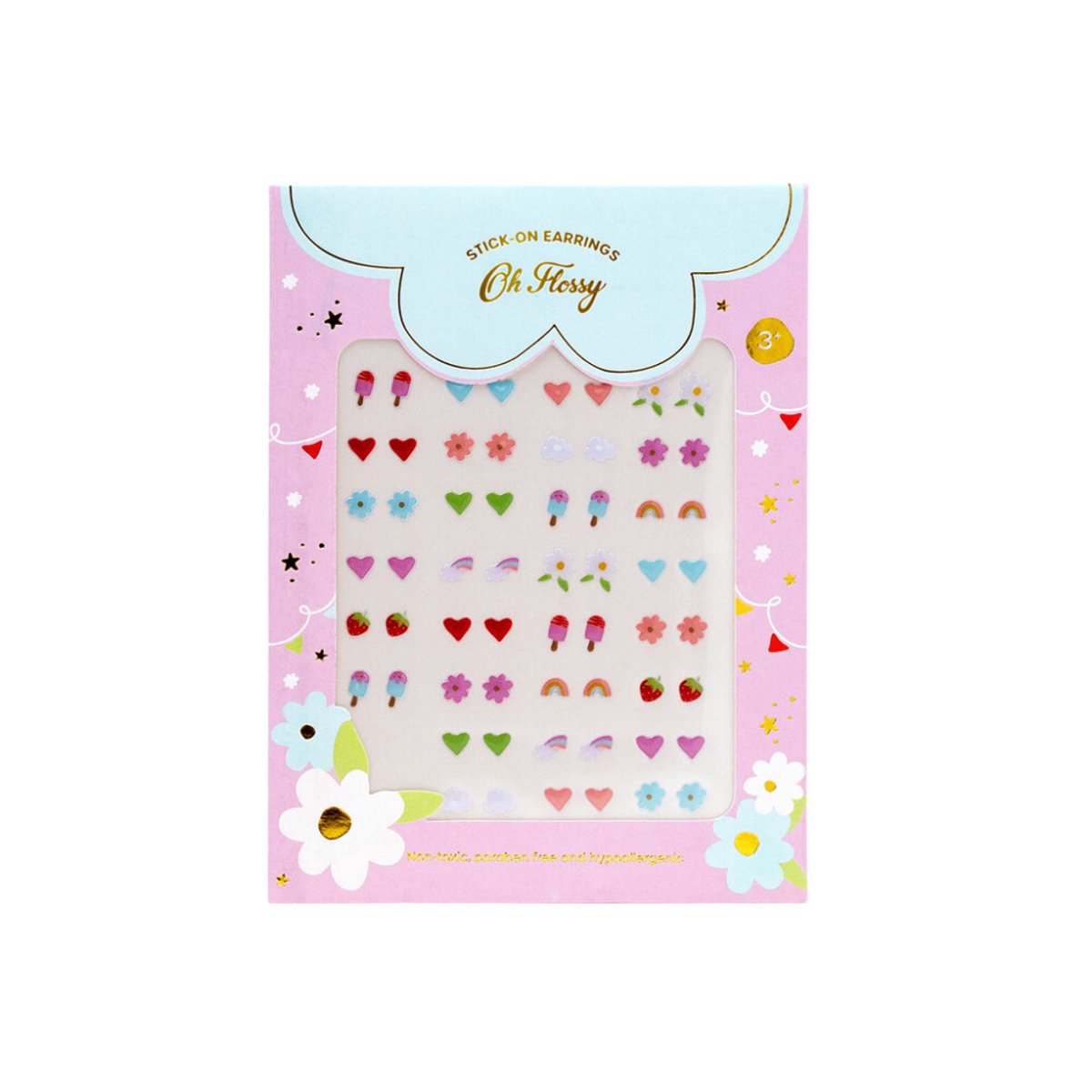 Oh Flossy accessoires plakoorbellen voor kinderen en feestjes