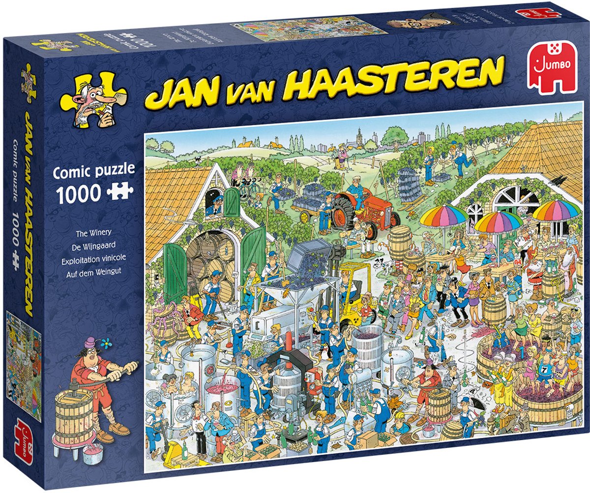Jan van Haasteren - De Wijngaard - 1000 stukjes puzzel - Legpuzzel — afbeelding 4