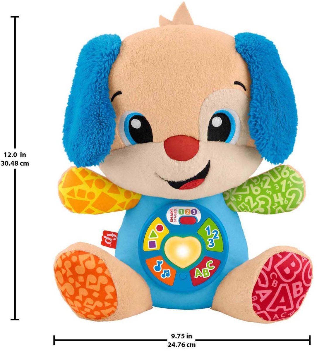Fisher-Price Leerplezier Meegroeispeelgoed Puppy - Muzikale Knuffel — afbeelding 9