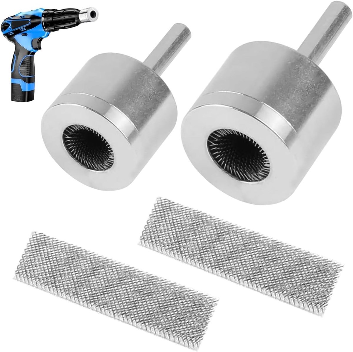 Set van 2 Reinigers voor Koperen Buizen, 15 mm en 22 mm, Effectieve Borstels voor Buizenreiniging en Onderhoud