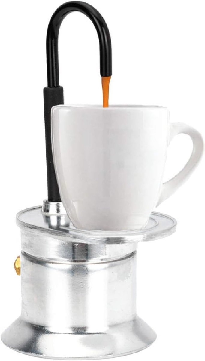 Koffiezetapparaat voor Moka, Compacte 50ml Capaciteit, Perfect voor Reis en Buiten, Ideaal voor Koffieliefhebbers
