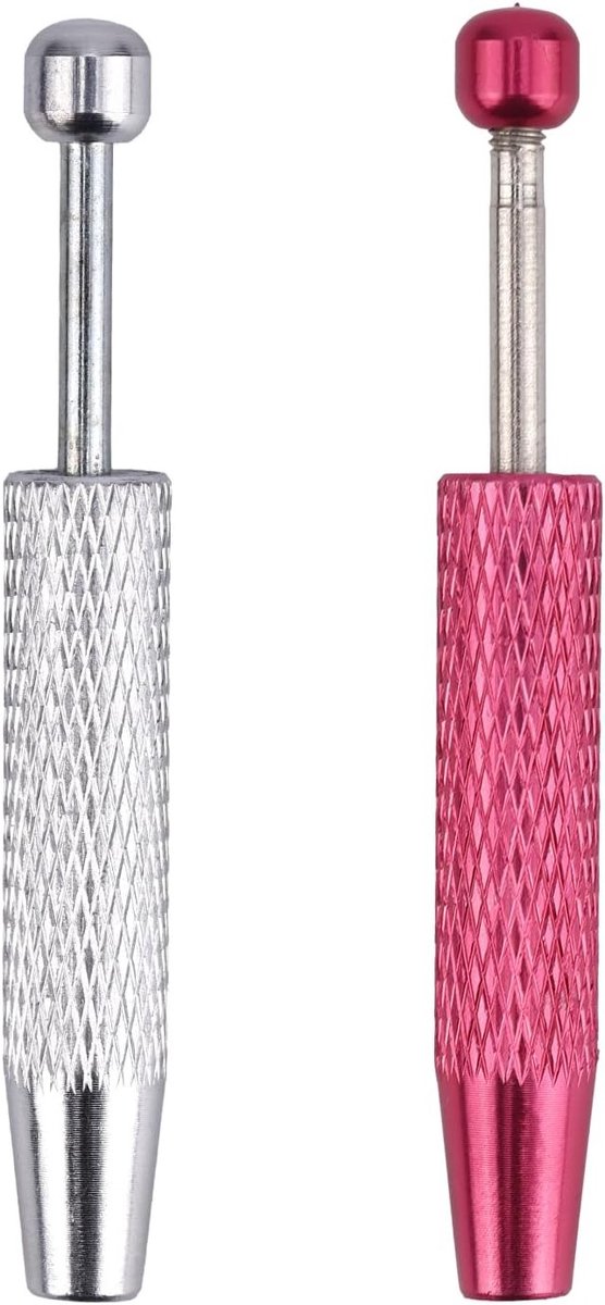 Set van 2 Juweel Grippers voor het Veranderen van Sieraden, Metalen Pincet met 4 Klauwen voor Diamanten en Edelstenen, Ideaal voor Juweliers en Hobbyisten
