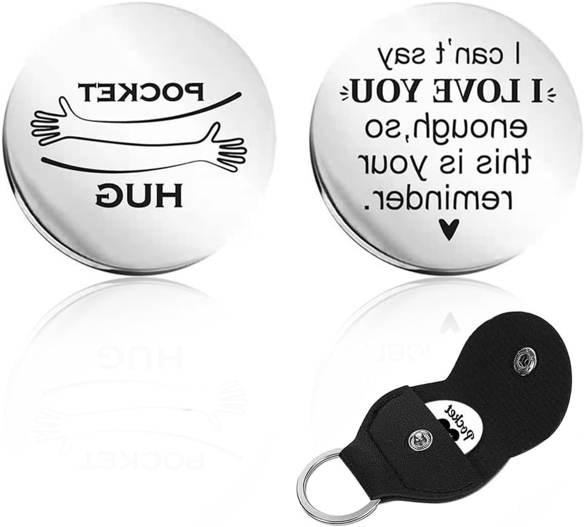 Leuke PU leren sleutelhanger met gelukscharms - Perfect cadeau voor mannen, vrouwen en vrienden tijdens de feestdagen